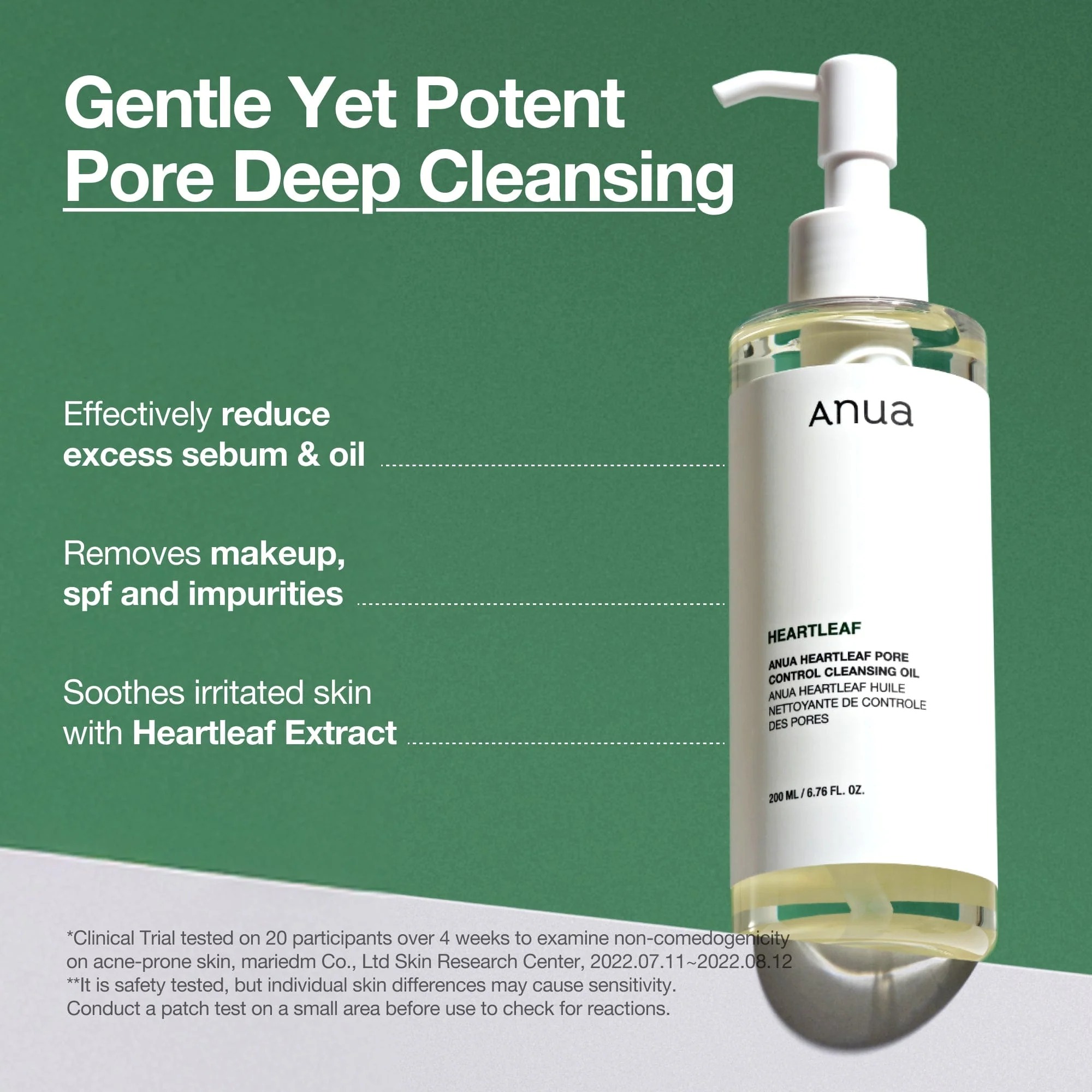 Anua Heartleaf Pore Control Cleansing Oil 200ml - Image 3